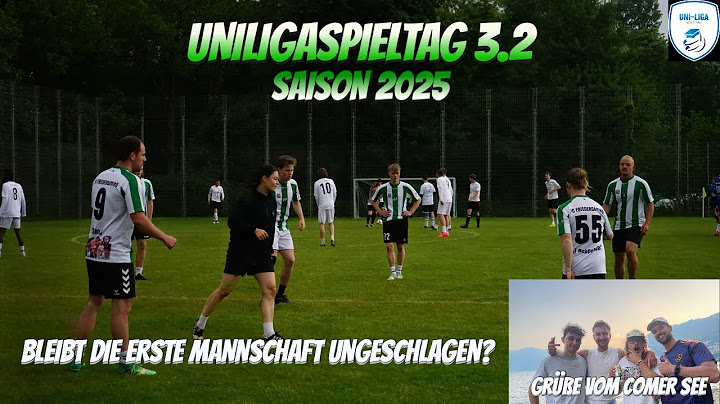 UNSERE ERSTE NIEDERLAGE ?😍😱 UNILIGA SPIELTAG 3.2🟢⚪️ KOMMENTAR VOM COMER SEE 🤯