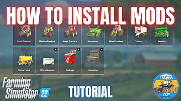 HOW TO INSTALL MODS - Farming Simulator 22