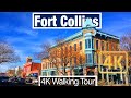 4K City Walks: Fort Collins, Colorado Walking Tour - Virtual Walk Treadmill Scenery City guide