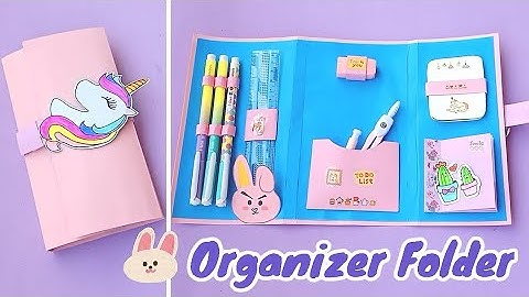 DIY folder organizer - back to school\\crafts DIY\\how to make folder organizer\\ DIY organizer