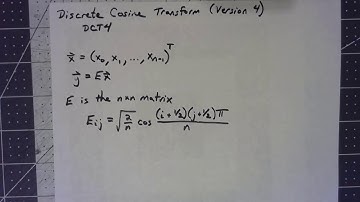 Numerical Analysis 11.4.1 DCT4