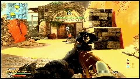 MW3: Gold Dragunov Sprees No Mod just Finger