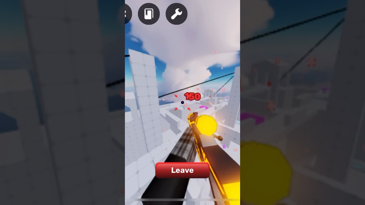 I did a sniper trick shot in Roblox rivals
