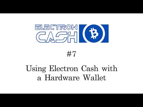 #7 Electron Cash Tutorials: Creating a Hardware Wallet