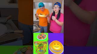 Emoji cake vs colorful food ice cream challenge ? funny shorts by Ethan Funny Family