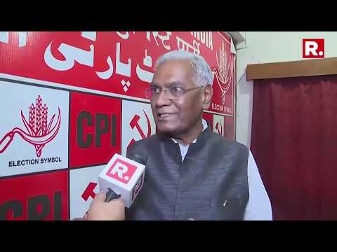 CPI Chief D Raja Reacts To President's Rule Being Imposed In Maharashtra