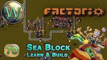 Factorio Sea Block Learn & Build - Butadiene & Landfill Cleanup - Let