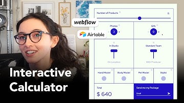 Creating an interactive pricing calculator | Webflow Logic + JS + Airtable