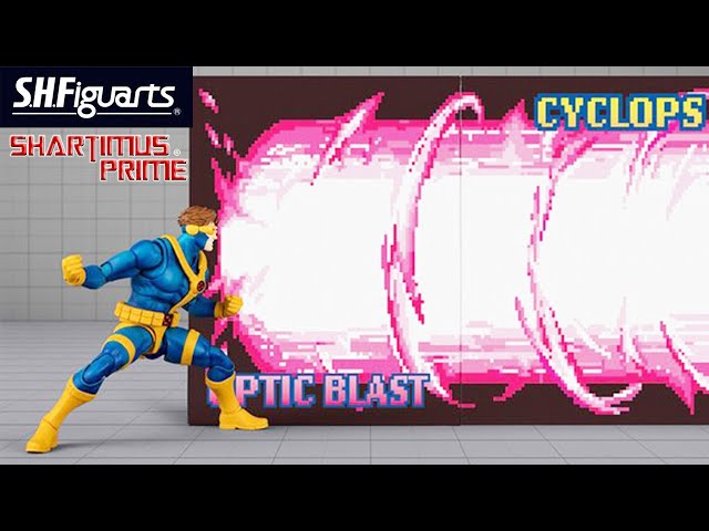 SH Figuarts CYCLOPS Marvel vs Capcom GamerVerse Banda Tamashii
