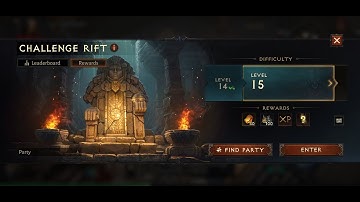 Challenge Rift Level 15 -  Igonicus rift guardian - Necromancer Diablo Immortal Closed beta