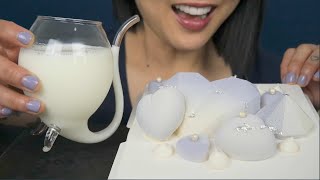 MOUSSE CAKE (SOFT ASMR EATING SOUNDS) NO TALKING | SAS-ASMR screenshot 4