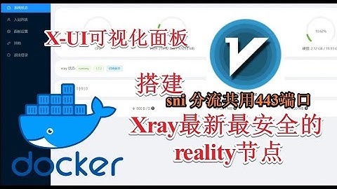 【xray reality节点搭建】使用x-ui可视化面板极速搭建xray最新的reality协议，无需域名无需申请证书，完美解决TLS指纹问题，安全快速稳定 使用nginx的sni分流共用443端口