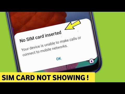 How to Fix No SIM Card Inserted , Invalid SIM, Or SIM Card Failure Error on Samsung Galaxy A & M
