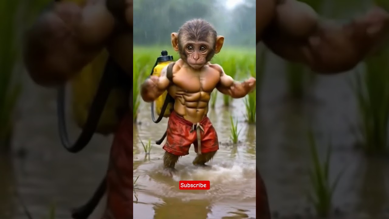 monkey muscle 💪 