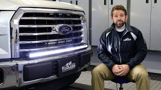 201517 FORD F150 LED BUMPER BAR INSTALL