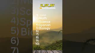 Guess the 10 easy high school subjects by missing letters quiz! screenshot 5