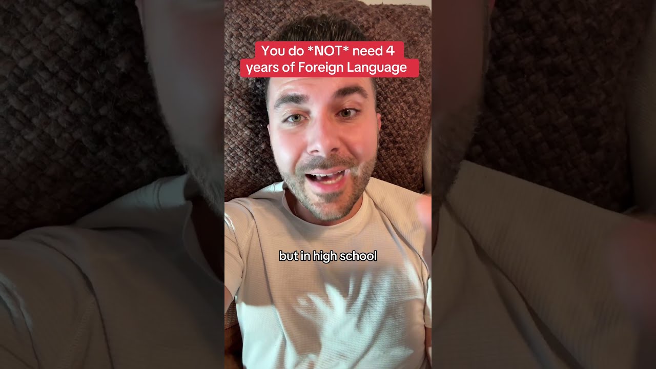 YOU DONT NEED TO TAKE AP SPANISH Most People Think That You Need Four Years Of A Foreign Language