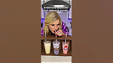 People Drinking The Grimace Shake But Shorts Edit Grimaceshake 