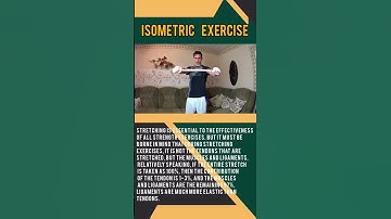 isometric exercises is essential to the effectiveness of all strength exercises #strengthtraining