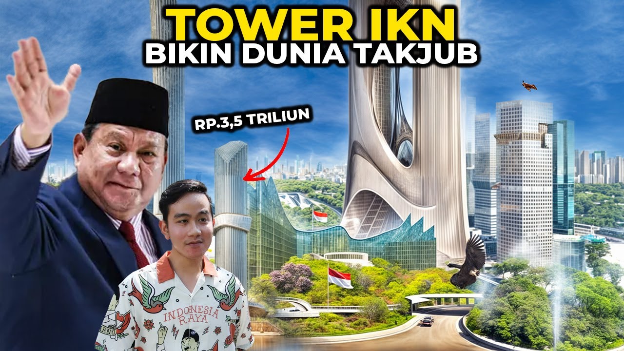 TOWER IKN BIKIN MELONGO SEDUNIA! Prabowo Terharu dan Bangga Lihat Tower Rp.3,5 Triliun IKN