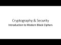 Unlocking Modern Block Ciphers: Essential Cryptography & Security Insights 🔐