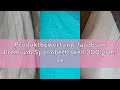 Produktbewertung Jacobson Premium Spannbettlaken 200 g/m² Jersey Baumwolle mit Elasthan (90x200-100x