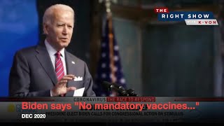 No Mandatory Bidenjections... (K-von proves you&#39;ve been lied to)