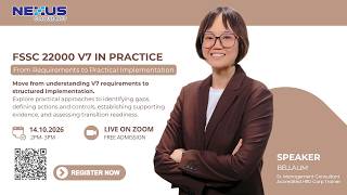 Webinar Recording: FSSC 22000 V7 in Practice: From Requirements to Practical Implementation