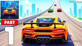 🚗 Race Master 3D - Gameplay Walkthrough - Crazy Car Racing & Obstacle Tracks (iOS, Android) screenshot 2