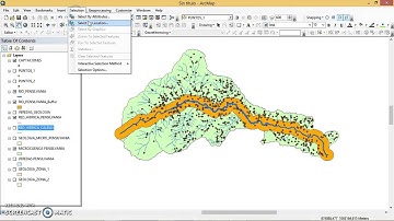Selección espacial y Crear una nueva capa en ArcGIS en base a la selección