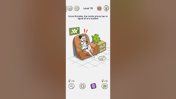 Brain out 2 Level 78 Puzzle solved 👍 Uncomfortable, The mobile phone has no signal all of sudden!