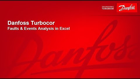 Danfoss Turbocor Faults & Events Log Analysis in Excel