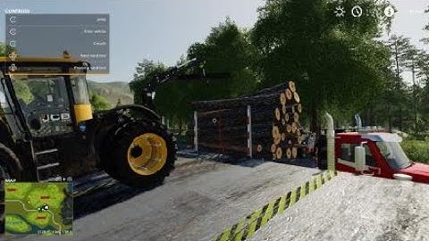 Farming Simulator 19 grizzly mountain log skidding and loading
