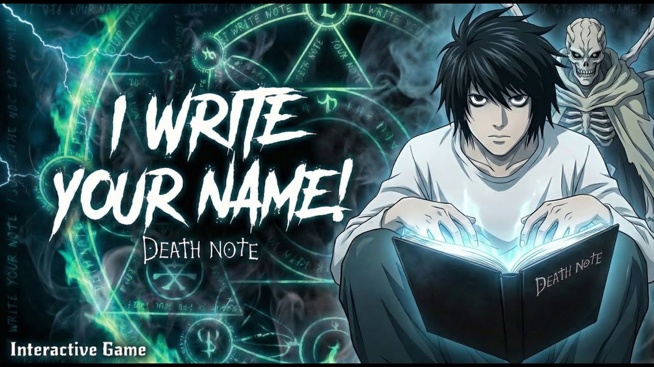 Death Note LIVE Game ️ - Type Your Name | Viewer Interactive Stream ...