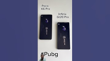 INFINIX GT20 PRO VS POCO X6 PRO GAMING TEST #shorts #pocox