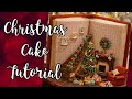 Christmas Cake Tutorial | 3D Pop up Book Cake | 'Twas the Night before Christmas | Book Cake