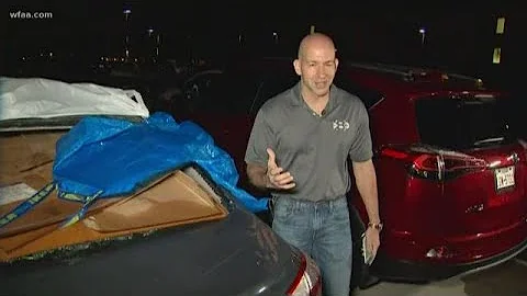 Areas hit hardest by hail in North Texas