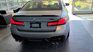 2022 F90 M5 Competition LCI M Performance Titanium Exhaust Cold Start
