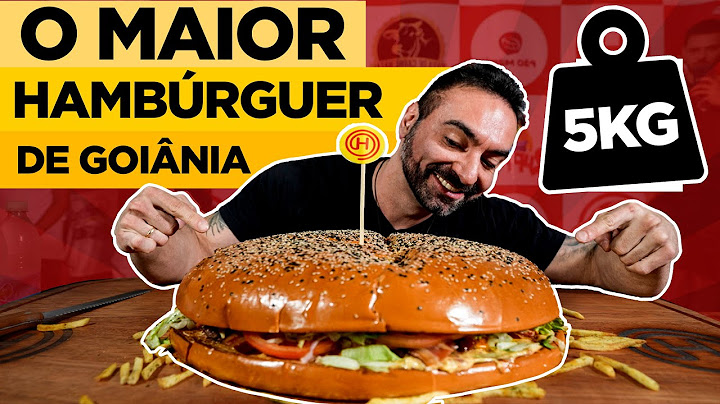 O MAIOR HAMBÚRGUER QUE GOIÂNIA JÁ VIU!! | DESAFIO RAIZ | 4.6KG