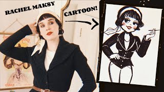 Rachel Maksy but Make It 1930s Cartoon Style! - An Animated Rubberhose Speedpaint