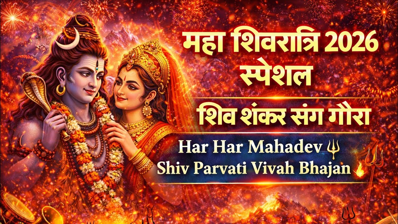 Maha Shivratri 2026 Special Bhajan 🔱 Shiv Shankar Sang Gaura | Har Har Mahadev | 