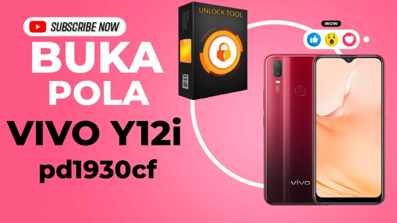 cara buka pola vivo y12i (pd1930cf) || unlocktool