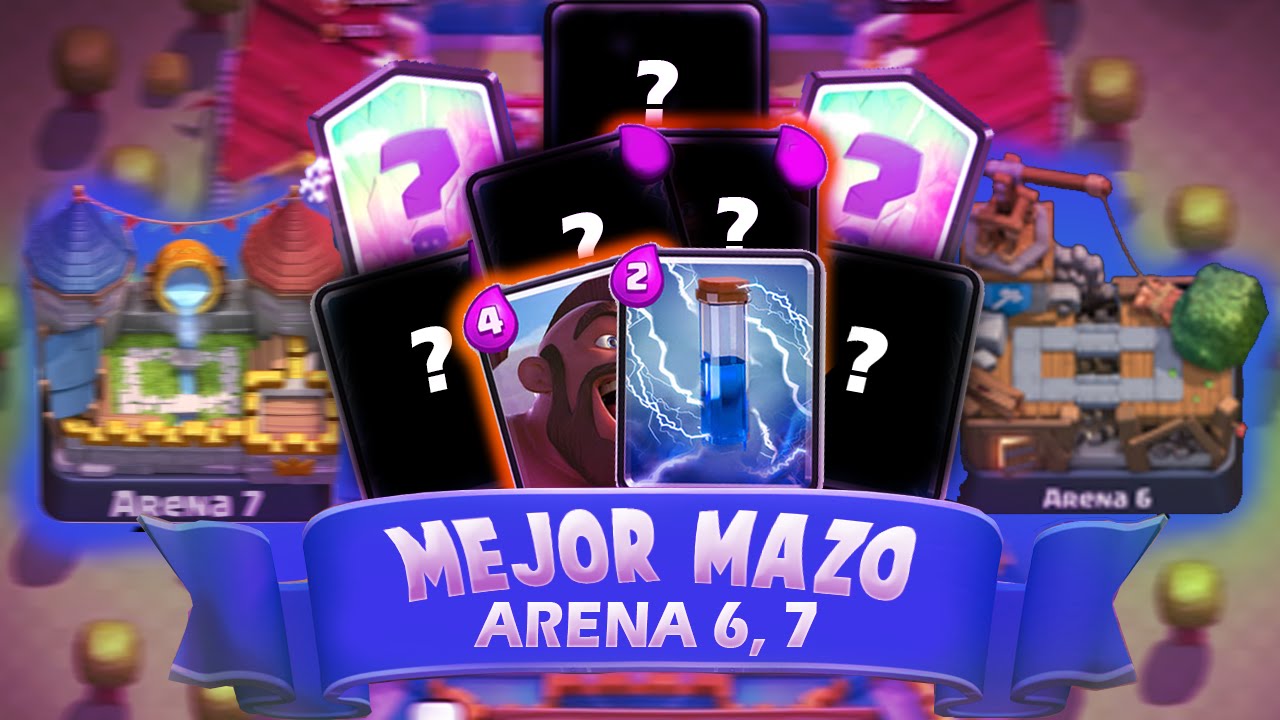 ¡EL MEJOR MAZO PARA SUBIR A ARENA 6 Y 7! Clash Royale YouTube ¡EL MEJOR MAZO PARA SUBIR A ARENA 6 Y 7! Clash Royale YouTube