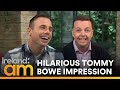 Comedian oliver callan has ireland am presenters in stitches over tommy bowe impression