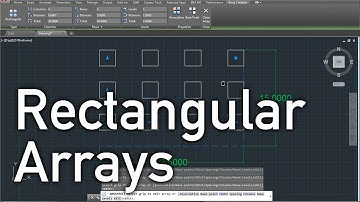 AUTOCAD - RECTANGULAR ARRAYS in Under a Minute