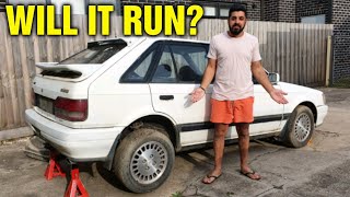 FIRST START IN 5 YEARS | ABANDONED Mazda 323 Familia Revival