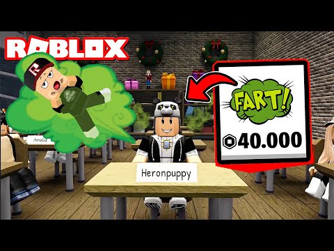 Sınıfta Özel Gaz Çıkarma Gücünü Aldım!! - Panda ile Roblox Roblox The Presentation Experience