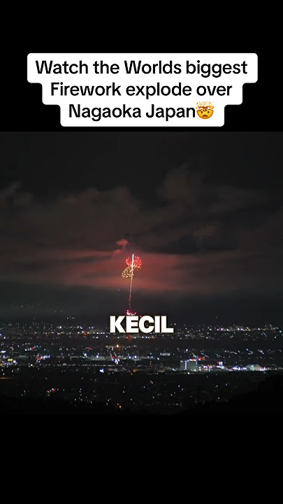 The biggest firecracker in Japan 💥 #shorts