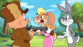 "Lola Bunny stops Elmer Fudd from Shooting Bugs Bunny" (A Looney Tunes Fan-Video by AI)