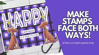 Mirror Stamping: How To Flip Your Stamps to Face the Opposite Direction